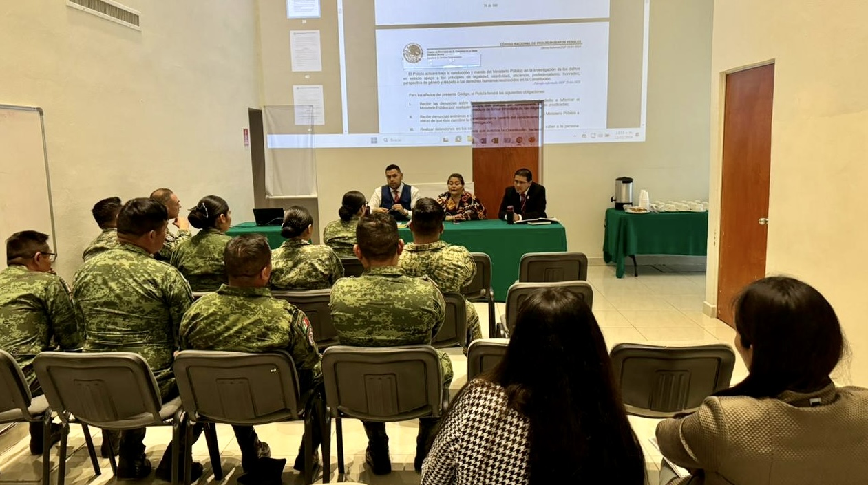 FGR y SEDENA realizan conversatorio en temas de seguridad en Tlaxcala